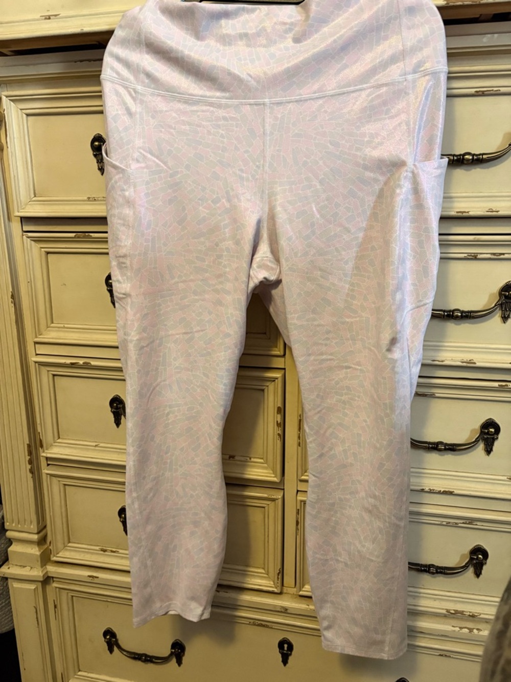 Fabletics PureLuxe Pastel Mosaic Leggings XX 2X